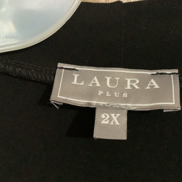 Long sleeve light weight cardigan with longer hem in front - silvery design - Picture 4 of 5